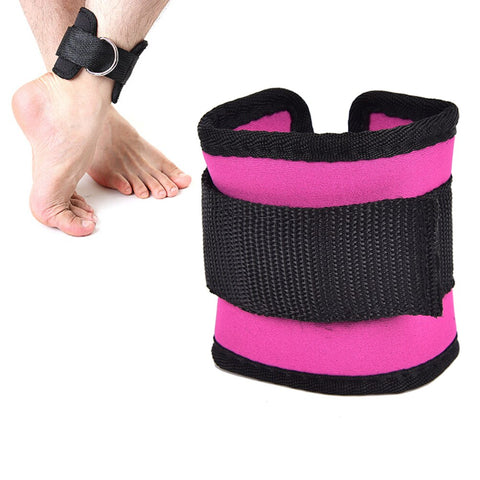 Fitness Exercise Training Equipment D-ring Ankle Anchor Strap Belt Multi Gym Cable Attachment Thigh Leg Pulley Strap Lifting