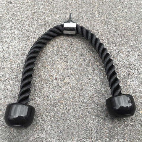 Hot New Indoor Training Pull Down Rope Triceps Push Down Rope 27IN Non Slip Cable Attachment for Gym Outdoor Fitness Equipment