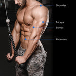 Training Pull Down Rope Triceps Muscle Training Cable Attachment Gym Abdominal Crunches Laterals Biceps Fitness Body Building