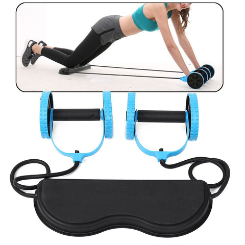 Ab Roller Abdominal Trainer Elasticity Fitness Wheel Training Home Gym Arm Waist Legs Exerciser Fitness Equipment Body Roller