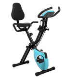 New 10 Levels Magnetic Resistance Upright Exercise Bike Training Apparatus Exercise Bicycle Cycling Equipment With Backrest Pad