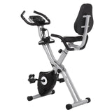 New 10 Levels Magnetic Resistance Upright Exercise Bike Training Apparatus Exercise Bicycle Cycling Equipment With Backrest Pad
