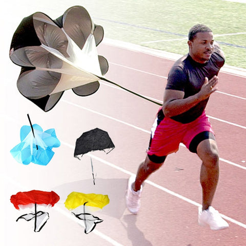 Resistance Adjustable 56" Speed Drills Training Resistance Parachute Umbrella Running Chute Soccer Football Training Power Tool