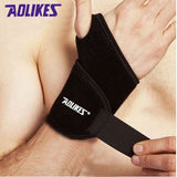 2 pcs/lot AOLIKES gym wrist bands sports wristband wrist support straps wraps for weight lifting munhequeira protector