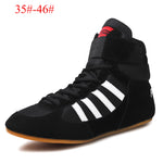 2017 High quality men Wrestling Shoes high waist boxing shoes cow muscle outsole breathable pro wrestling gear for women SIZE35