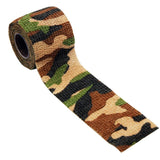 5m*5cm Outdoor Hunting Camo Stretch Bandage Shooting Cycling Tape for Gun Camo Wrap Rifle/Gun Hunting Camouflage Stealth Taps