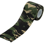 5m*5cm Outdoor Hunting Camo Stretch Bandage Shooting Cycling Tape for Gun Camo Wrap Rifle/Gun Hunting Camouflage Stealth Taps