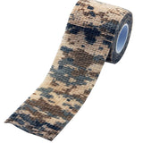 5m*5cm Outdoor Hunting Camo Stretch Bandage Shooting Cycling Tape for Gun Camo Wrap Rifle/Gun Hunting Camouflage Stealth Taps
