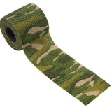 5m*5cm Outdoor Hunting Camo Stretch Bandage Shooting Cycling Tape for Gun Camo Wrap Rifle/Gun Hunting Camouflage Stealth Taps