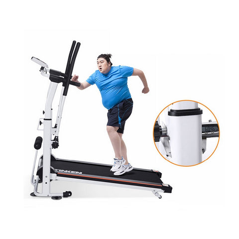 New mechanical treadmills  exercise equipment for home indoor walking machine mini treadmill folding without electricity 1pc