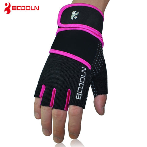 Fitness Gloves Women Gym Crossfit Bodybuilding Workout  Wrist Wrap Sports Gloves for horizontal bar Training Dumbbell Barbell