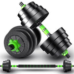 Detachable dumbbell weight plates barbell combination 10kg for children elder man training arms gym equipment 1set