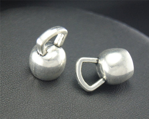 10pcs Antique Sliver Metal Kettlebell Fitness Charm Pendant DIY Jewelry Making Findings 19x12mm