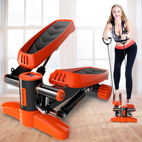 Mini Treadmill Steppers Pedal Household Quiet Hydraulic Stair Climbers Home Fitness Equipment for Lose Weight Leg Slimming