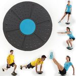 Yoga Balance Board Fitness 360 Degree Fitness Rotation Massage Stability Disc Round Plates Board Gym Waist Twisting Exerciser