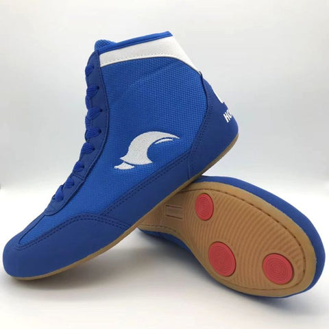 Boxing Wrestling boots Rubber Outsole Breathable Combat Sneakers Plus Size 46 Professional training fighting gear for women 0907