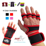 RUNTOP Crossfit WODS Training Grip Gloves Pad Wrist Wrap Brace Support Workout Fitness Weight Lifting Powerlifting GYM Men Women