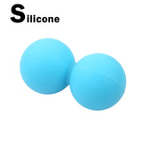 Lacrosse Ball Silicone Peanut Fascia Massage Balls Fitness Relax Gym Training Body Pain Relief Hockey Ball