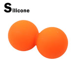 Lacrosse Ball Silicone Peanut Fascia Massage Balls Fitness Relax Gym Training Body Pain Relief Hockey Ball