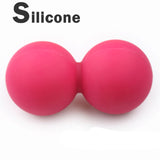 Lacrosse Ball Silicone Peanut Fascia Massage Balls Fitness Relax Gym Training Body Pain Relief Hockey Ball