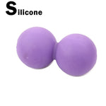 Lacrosse Ball Silicone Peanut Fascia Massage Balls Fitness Relax Gym Training Body Pain Relief Hockey Ball