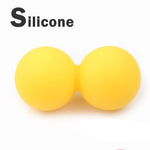 Lacrosse Ball Silicone Peanut Fascia Massage Balls Fitness Relax Gym Training Body Pain Relief Hockey Ball