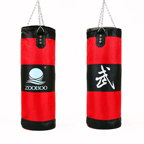 New 100cm Training Fitness MMA Boxing Bag Hook Hanging saco de boxe Kick Fight Bag Sand Punch Punching Bag Sandbag