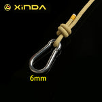 XINDA Escalada Paracord Rock Climbing Outdoor Hiking Safety Rope 6 8 10mm Diameter High Strength Fire prevention Equipment