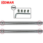 DMAR 1pc Electroplated Dumbbells Rod Connecting Rod choosable length One Second Change Barbell Fitness Equipment Accessories