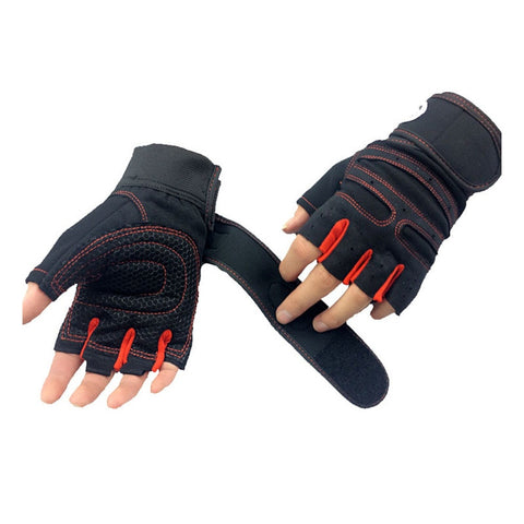 M-XL Gym Gloves Heavyweight Sports Exercise Weight Lifting Gloves Body Building Training Sport Fitness Gloves