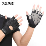 AOLIKES Professional Gym GlovesExercise Gloves Men Hands Protecting Breathable Sports Gloves Sport Fitness Weight-lifting Gloves