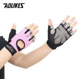 AOLIKES Professional Gym GlovesExercise Gloves Men Hands Protecting Breathable Sports Gloves Sport Fitness Weight-lifting Gloves