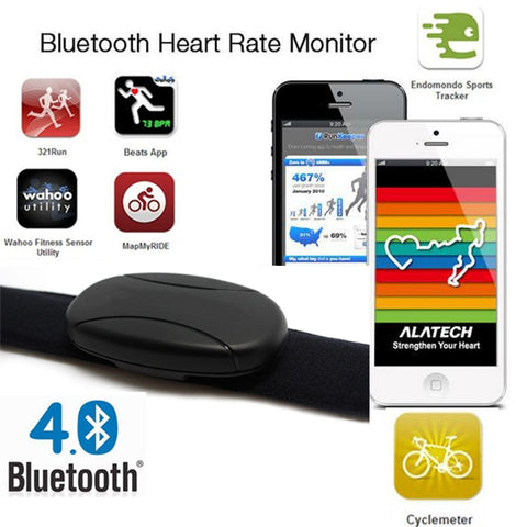 ceinture de frequencecardiaque avec Bluetooth 4.0 BLE Fitness HR Strap Ceinture Cardio Heart Rate Monitor Bluetooth 4.0