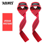 AOLIKES 1 Pair Weightlifting Wristband Sport Professional Training Hand Bands Wrist Support Straps Wraps Guards For Gym Fitness