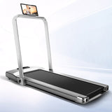 Foldable Electric Treadmill With Mini Handrail Electric Running Training Fitness Treadmill Intelligent Body Sensing Home Fitness