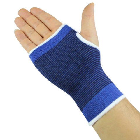 2 PCS Wrist Hand Support Glove Weightlifting Protect Palm Elastic Brace Sleeve Sports Bandage Gym Wrap