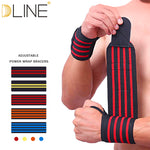 1PC Sports Gym Power Training Bracers Wrister Weightlifting Wrist Protector Pressure Cuff Wrist-band Wrap Wind Belt Men Women