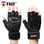 TMT Gym Gloves Crossfit Dumbbell Sports Weight Lifting Gloves Breathable Anti-Slip Gasket for Exercise Fitness Lose Weight Man