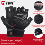 TMT Gym Gloves Crossfit Dumbbell Sports Weight Lifting Gloves Breathable Anti-Slip Gasket for Exercise Fitness Lose Weight Man