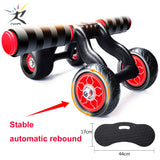 Fitness Abdominal Wheel AB Roller With Mat Abdominal Muscle Trainer for Fitness Exercise Gym Training Equipment Rebound Rol'le'r