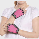 Summer men/women fitness gloves gym weightlifting cycling yoga bodybuilding training thin breathable non-slip half finger gloves