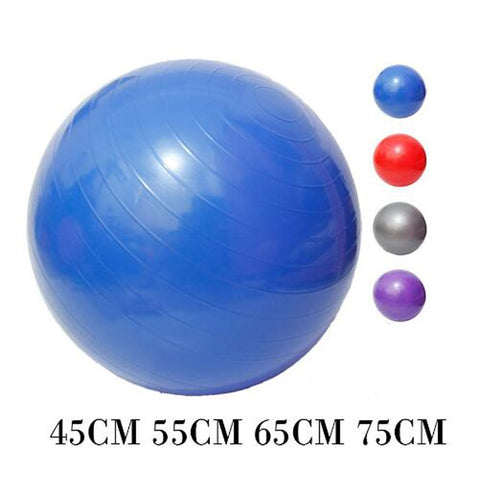 Hongxiang Sports Yoga Balls Bola Pilates Fitness Gym Balance Fitball Exercise Pilates Workout Massage Ball 45cm 55cm 65cm 75cm