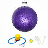 75CM 85CM Message Point Yoga Balls Fitness Gym Balance Fitball Exercise Pilates Workout Barbed Massage Ball with Free Air Pump