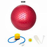 75CM 85CM Message Point Yoga Balls Fitness Gym Balance Fitball Exercise Pilates Workout Barbed Massage Ball with Free Air Pump