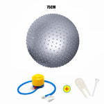 75CM 85CM Message Point Yoga Balls Fitness Gym Balance Fitball Exercise Pilates Workout Barbed Massage Ball with Free Air Pump