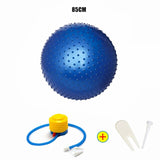 75CM 85CM Message Point Yoga Balls Fitness Gym Balance Fitball Exercise Pilates Workout Barbed Massage Ball with Free Air Pump