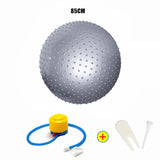 75CM 85CM Message Point Yoga Balls Fitness Gym Balance Fitball Exercise Pilates Workout Barbed Massage Ball with Free Air Pump